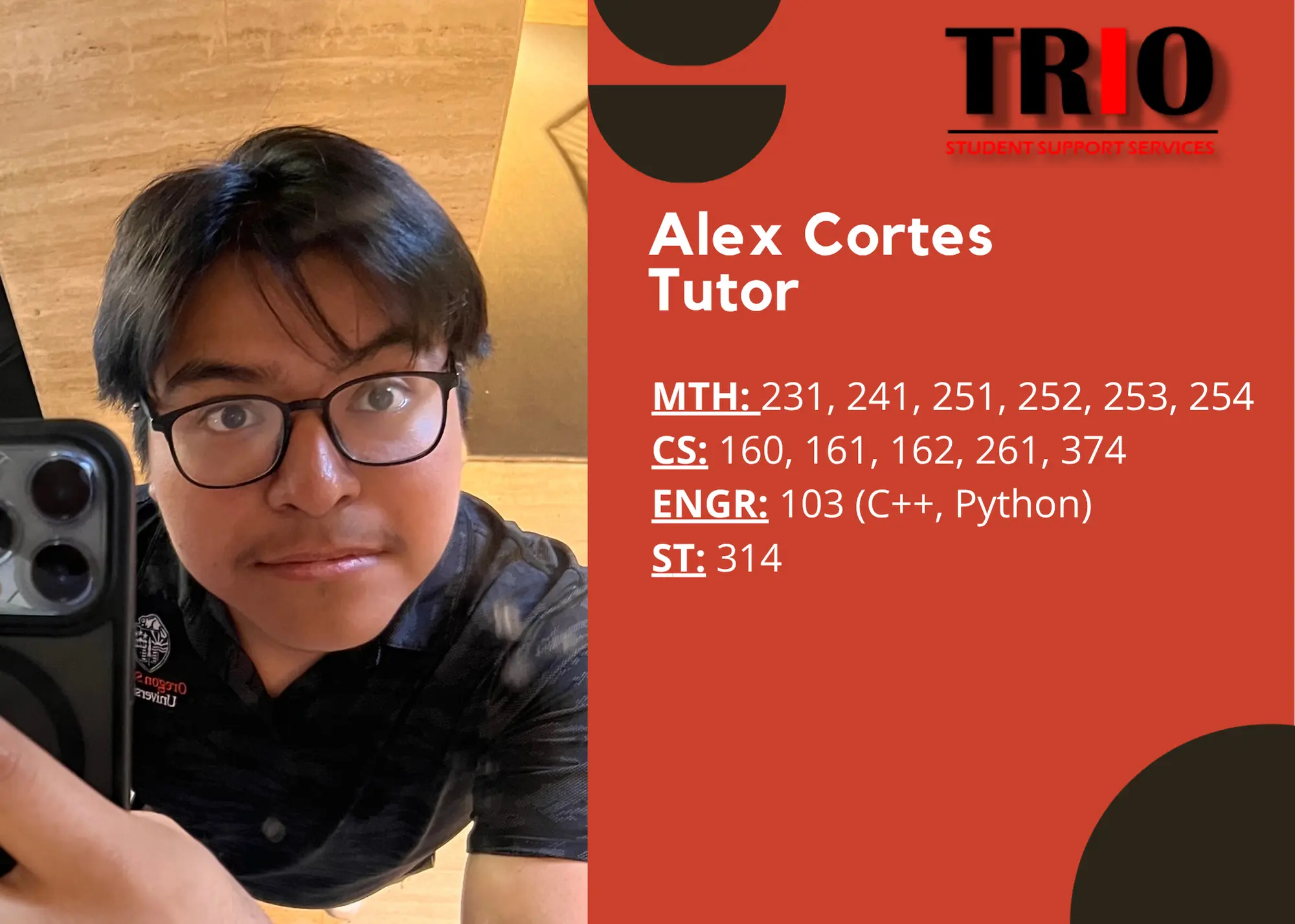 Alex Cortes TRIO Tutor
