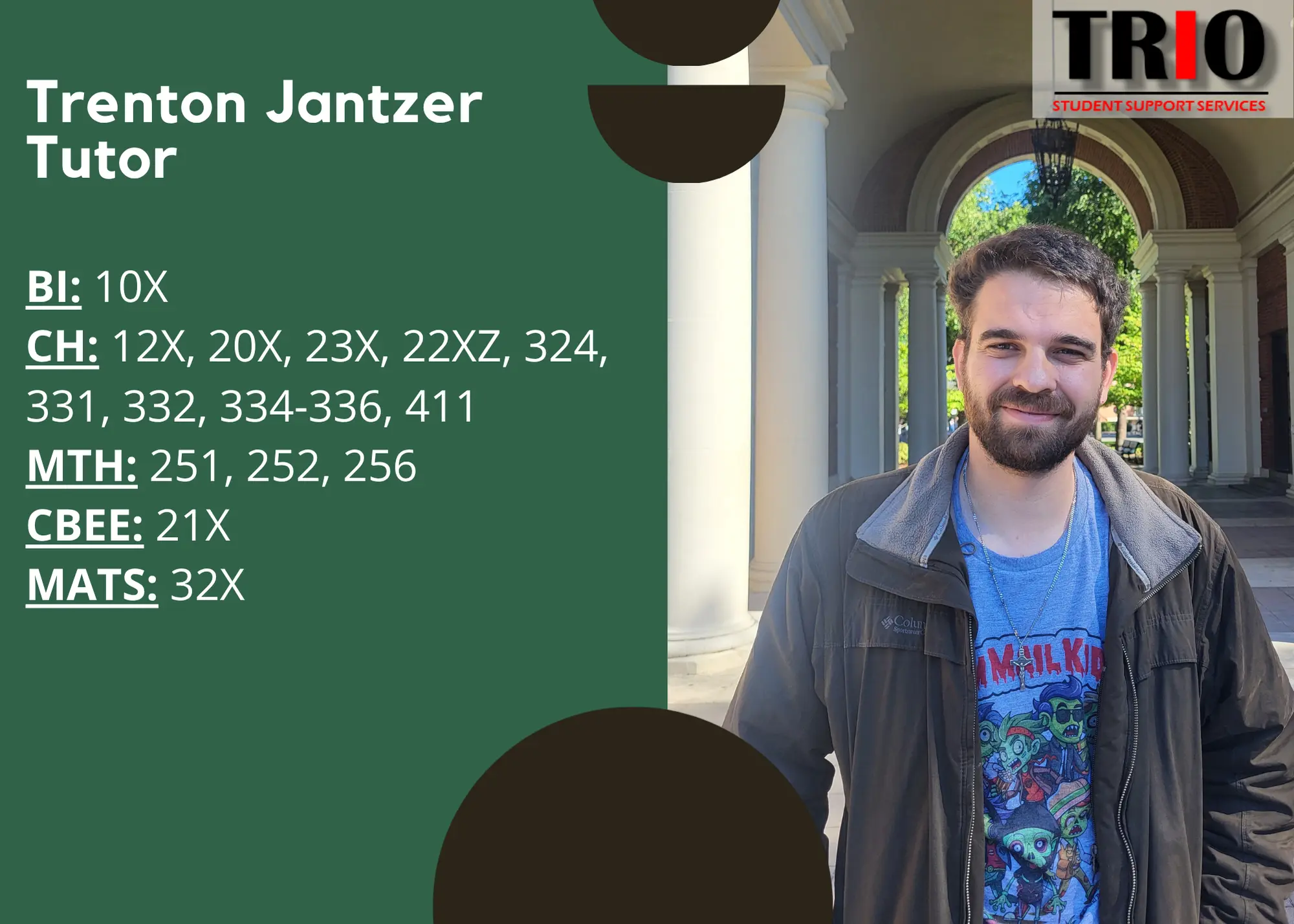 Trenton Jantzer TRIO Tutor